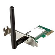 Адаптер беспроводной D-Link DWA-525 Wireless 802.11b/g/n,150Mbit/s, PCI-E