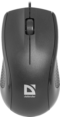 Мышь проводная Defender Optimum MB-160 ,1000dpi,оптическая,USB,черная